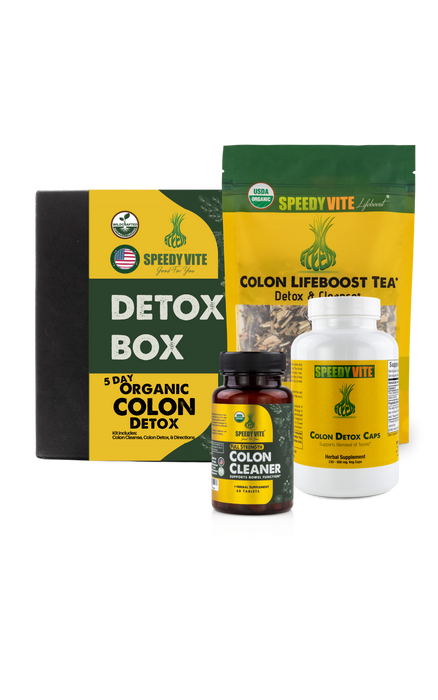 5-Day Organic Colon Detox Kit - Detox Box, Made In USA FREE EXPEDITED