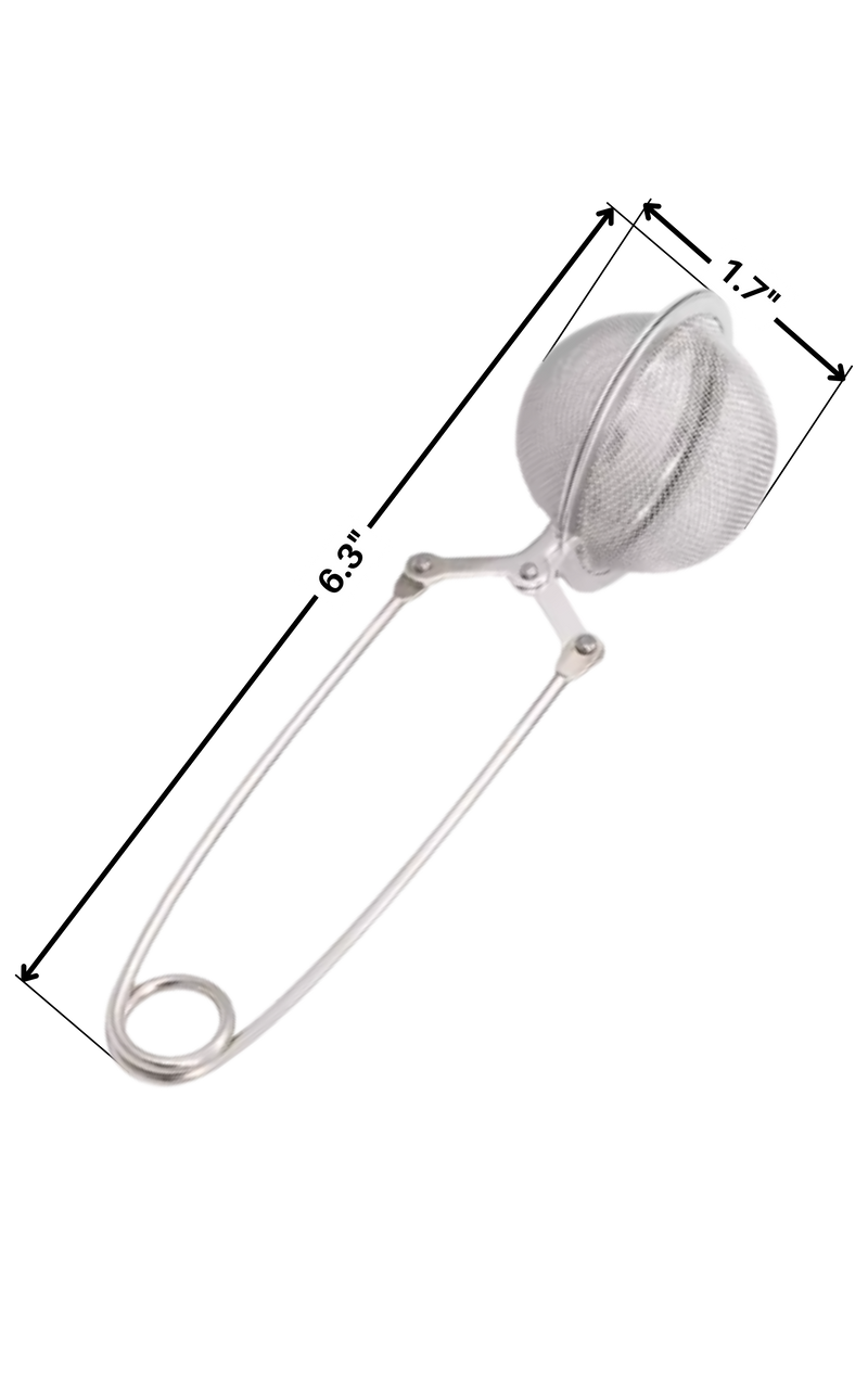 Ball Tea Strainer with Spring Handle | Stainless Steel Mesh Infuser for Loose-Leaf | SpeedyVite®- Add-on*