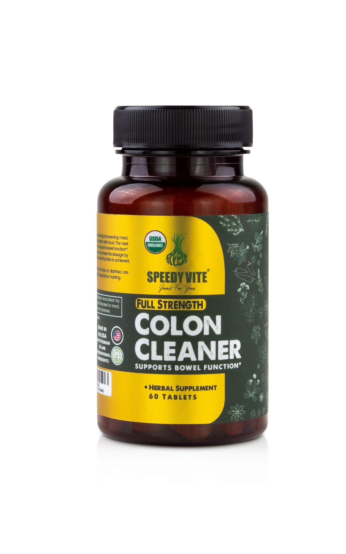 Organic Colon Cleaner Capsules -USDA Certified Organic Herbal Formula ...