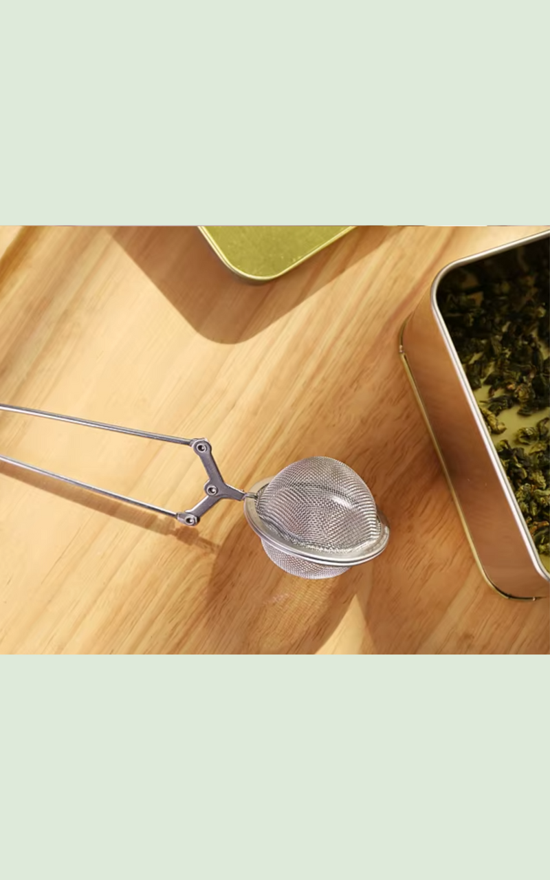 Ball Tea Strainer with Spring Handle | Stainless Steel Mesh Infuser for Loose-Leaf | SpeedyVite®- Add-on*