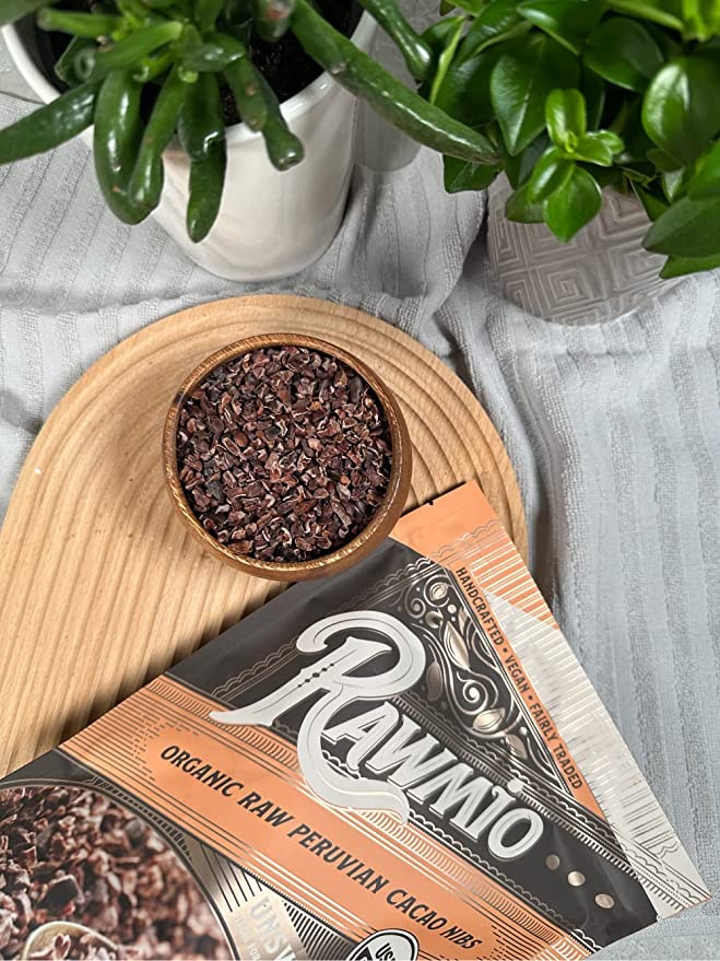 Raw Cacao Nibs 16 oz | USDA Organic Single-Origin Peru | RawMio