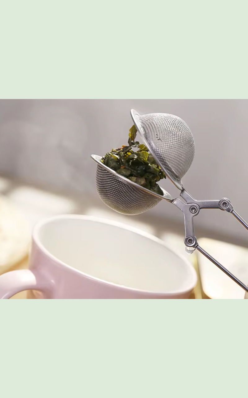 Ball Tea Strainer with Spring Handle | Stainless Steel Mesh Infuser for Loose-Leaf | SpeedyVite®- Add-on*