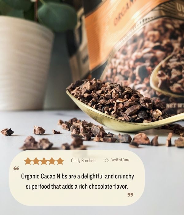 Raw Cacao Nibs 16 oz | USDA Organic Single-Origin Peru | RawMio