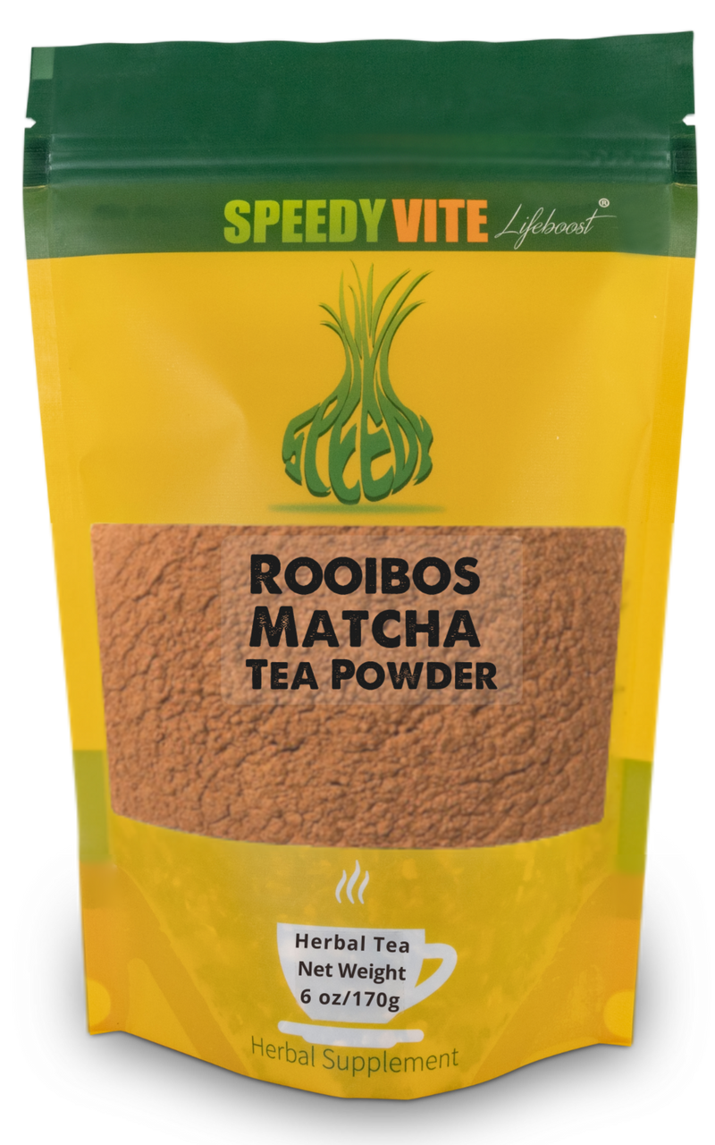 Rooibos Matcha Tea Powder 6oz | Organic ingredient | SpeedyVite - FREE EXPEDITED