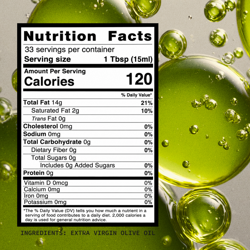 Ultra High Phenolic Extra Virgin Olive Oil 500 mL | USDA Organic 1,000+ mg/kg Polyphenols | Olivea