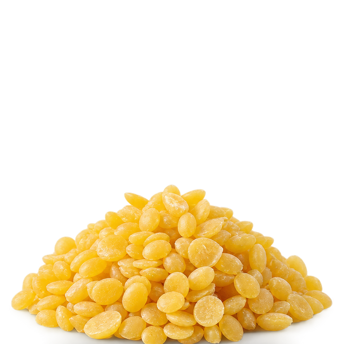 Yellow beeswax pastilles