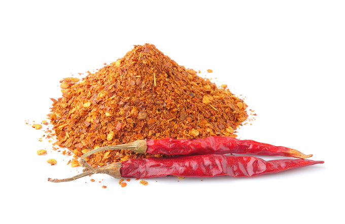 Cayenne pepper fruit (Capsicum spp.)