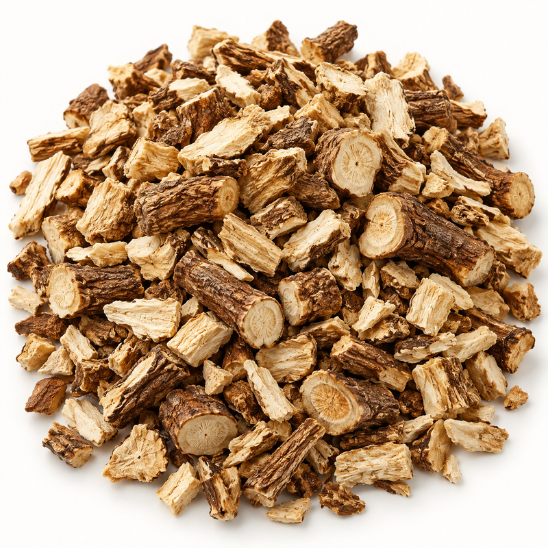 Dandelion root (Taraxacum officinale), representative ingredient illustration; not current lot photography