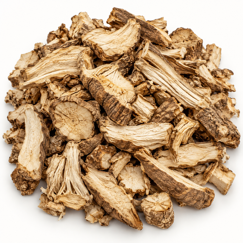 Elecampane root (Inula helenium), representative ingredient illustration; not current lot photography