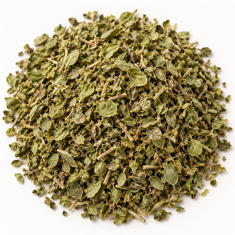 Marjoram (Origanum majorana), representative ingredient illustration; not current lot photography