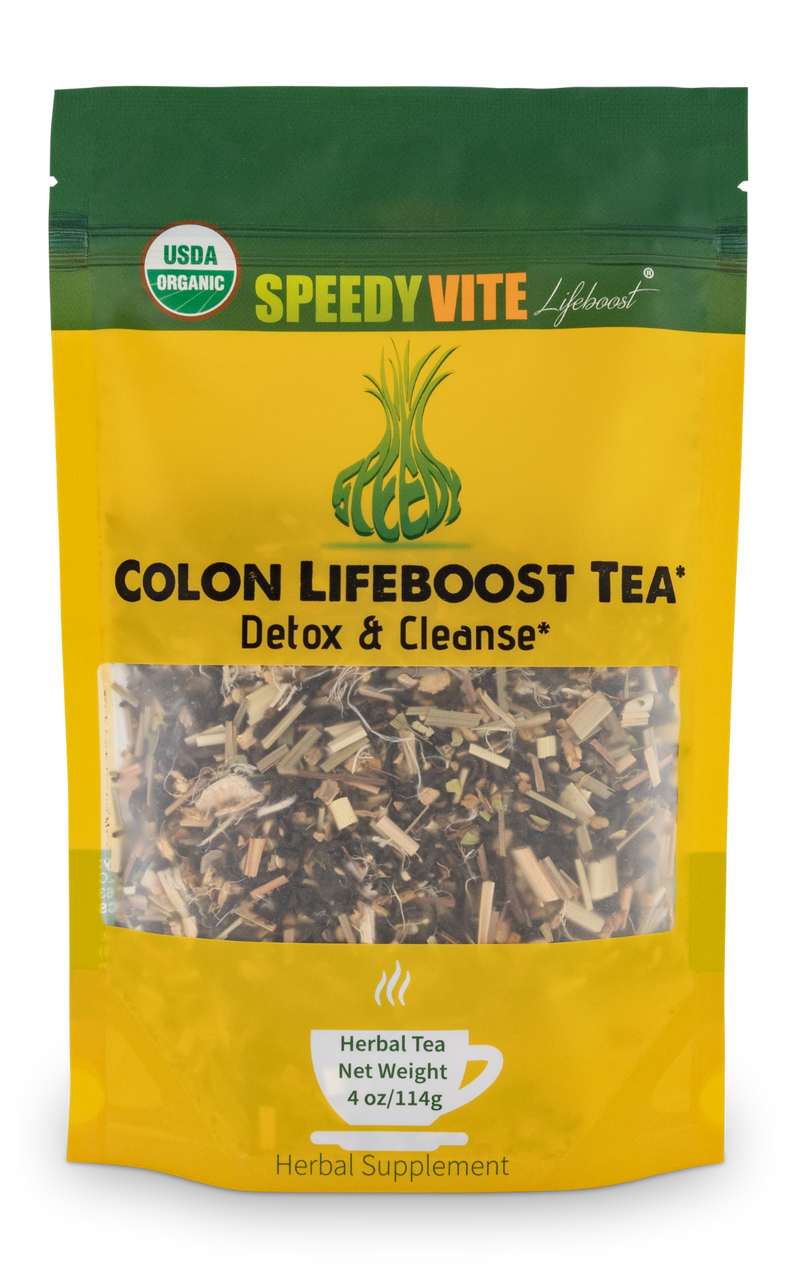 Colon Detox Tea | Gentle Digestive Support & Regularity* USDA Organic | SpeedyVite - FREE SHIPPING