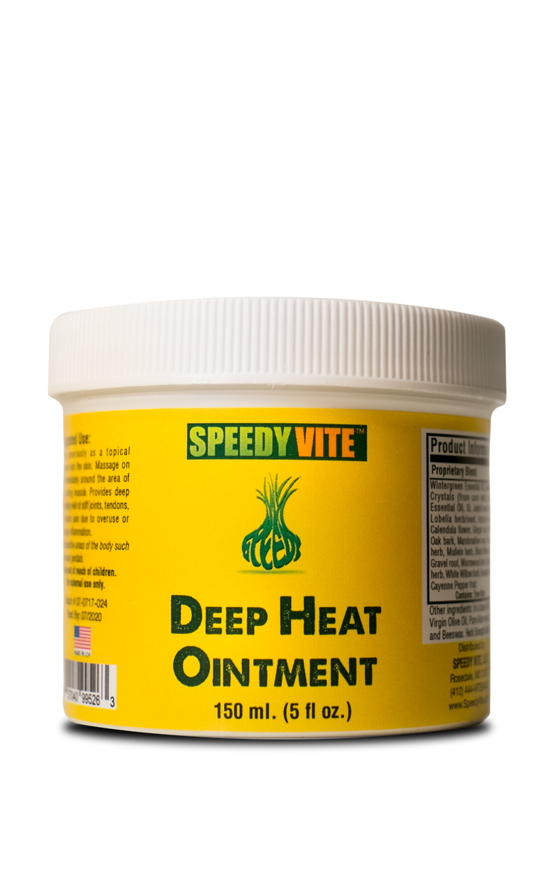 Deep Heat Muscle Ointment* (5 oz) | Warming Menthol, Arnica & Cayenne | SpeedyVite® - FREE SHIPPING