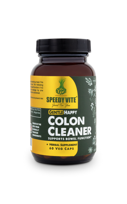 [Approved Retailers Only] SpeedyVite® Colon Cleaner (60 Veg. Caps) (Wild Gentle Happy Strength) Gentle Support for Bowel Function* Organic & Wildcrafted Made in USA Wholesale STANDARD SHIPPING