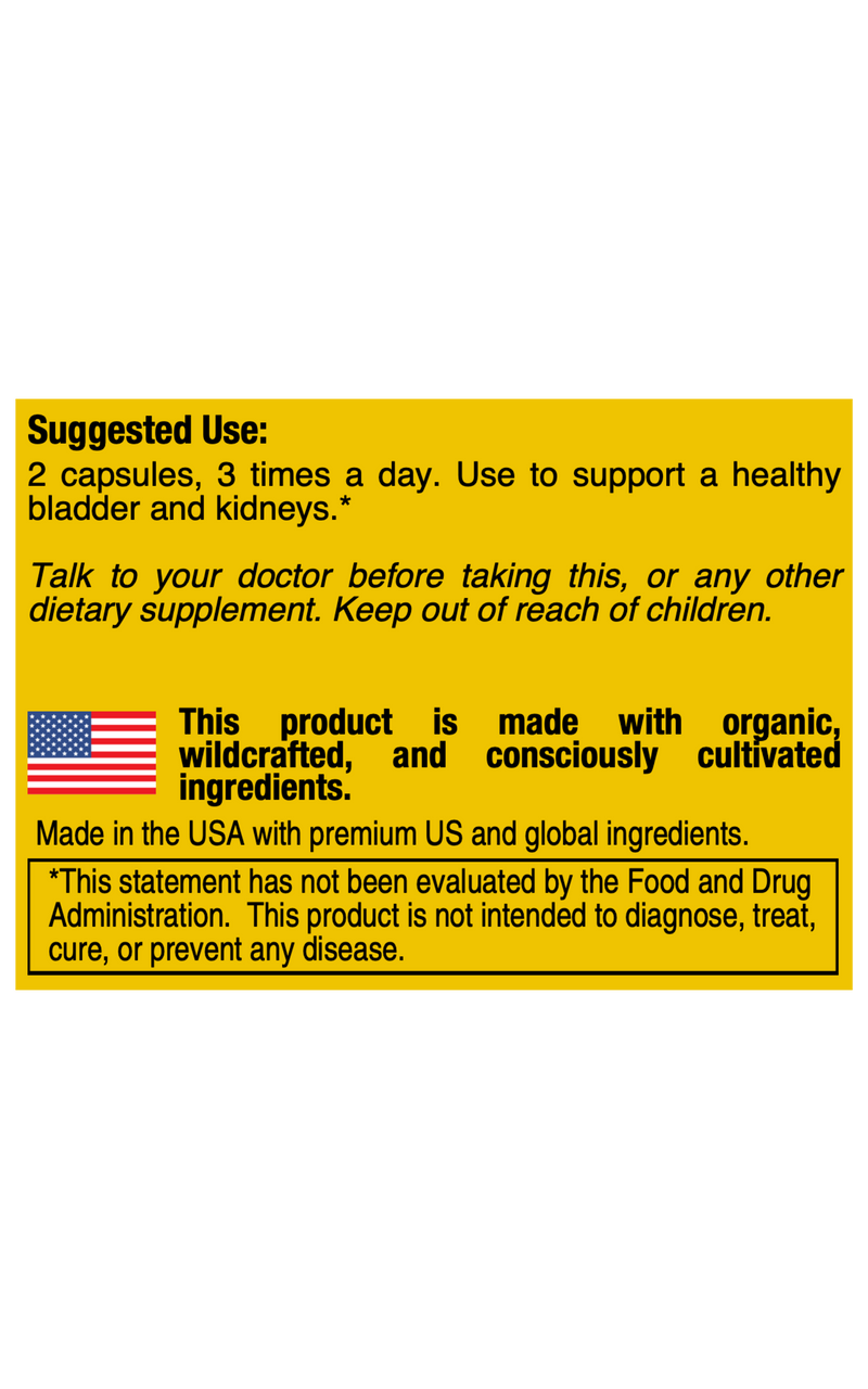 Kidney Cleanse Supplement (120 Veg caps) SpeedyVite® Organic & Wildcrafted Made in USA FREE EXPEDITED