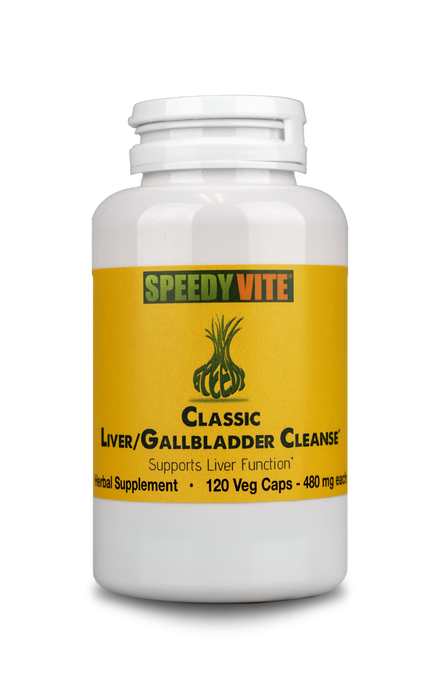 SpeedyVite® Classic Liver/Gallbladder Cleanse (120 Veg caps) Organic & Wildcrafted Made in USA FREE EXPEDITED