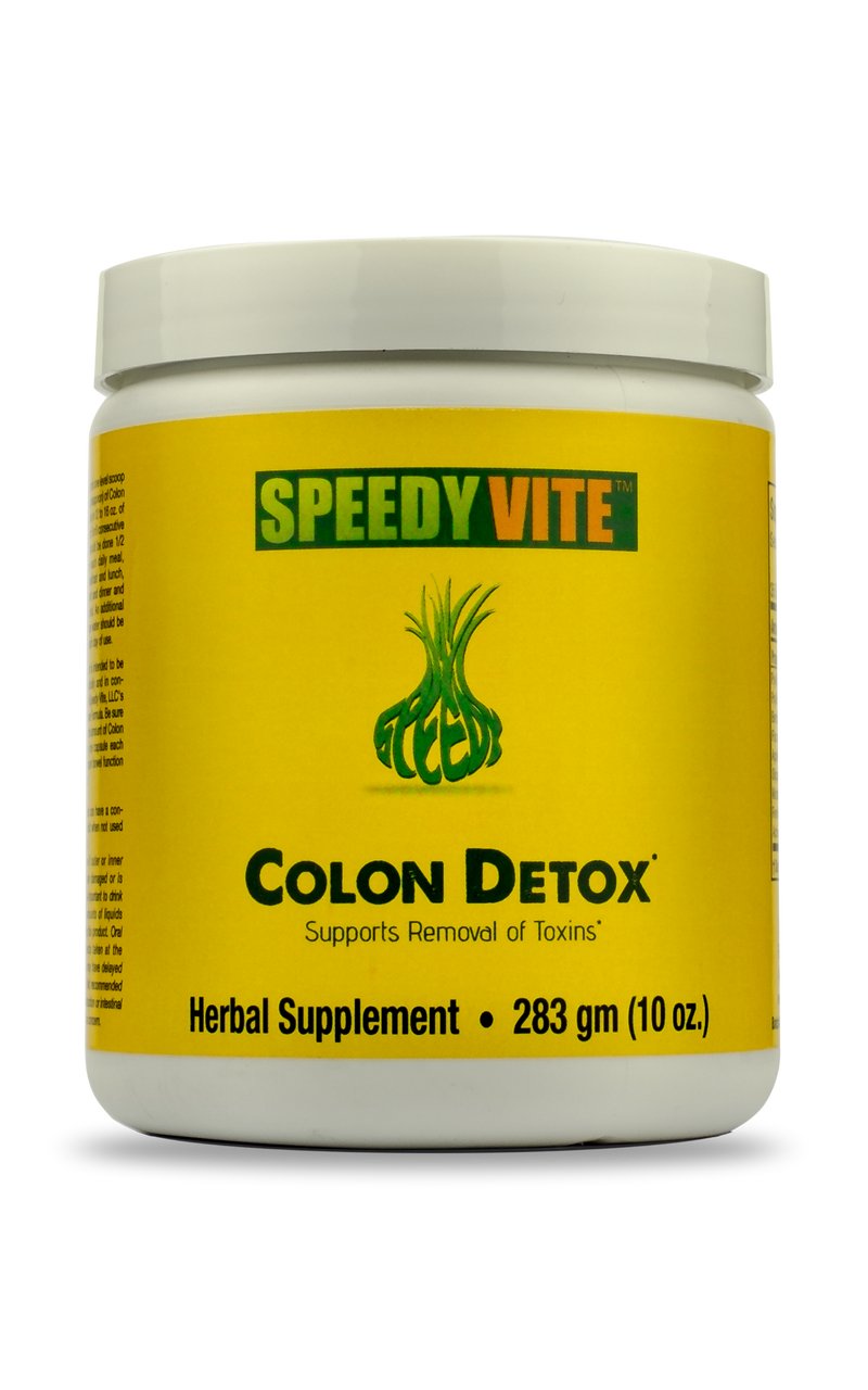 Colon Detox Powder (10 oz) | Fiber + Charcoal Detox to Support Toxin Removal* | SpeedyVite® - FREE EXPEDITED