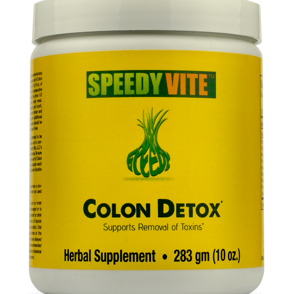 Colon Detox Powder (10 oz) | Fiber + Charcoal Detox to Support