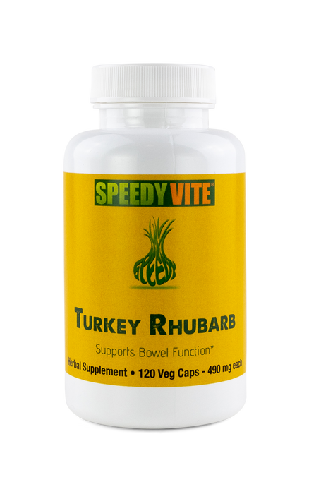 SpeedyVite® Colon Cleaner (Wild Full Strength) Turkey Rhubarb (120 Veg Caps) Supports Bowel Function* Organic & Wildcrafted Made in USA FREE EXPEDITED