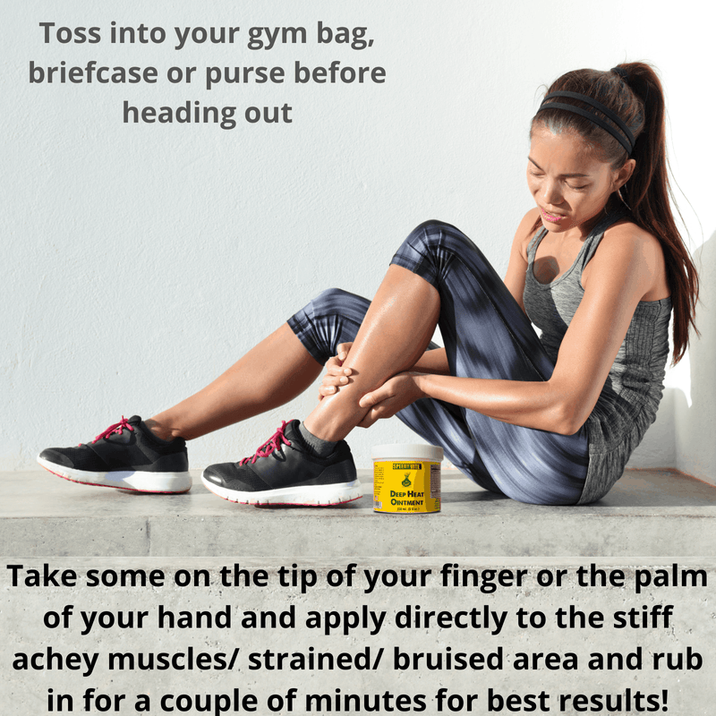 Deep Heat Muscle Ointment* (5 oz) | Warming Menthol, Arnica & Cayenne | SpeedyVite® - FREE SHIPPING